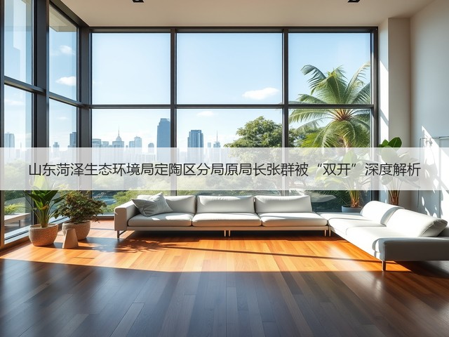 山东菏泽生态环境局定陶区分局原局长张群被“双开”深度解析(图3)