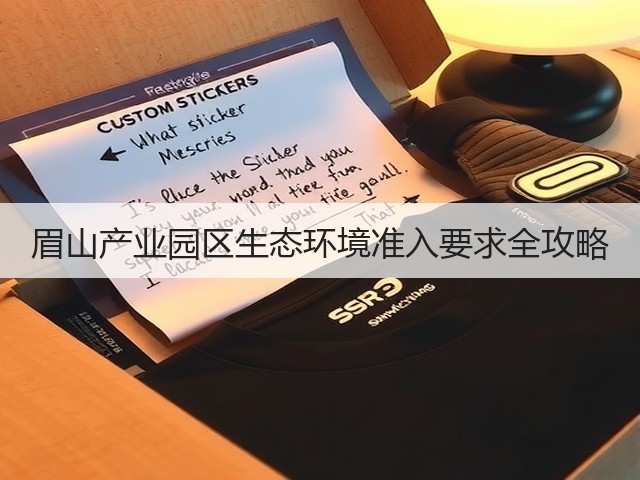 眉山产业园区生态环境准入要求全攻略(图3)