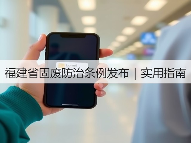 福建省固废防治条例发布｜实用指南(图3)
