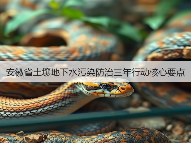 安徽省土壤地下水污染防治三年行动核心要点(图1)
