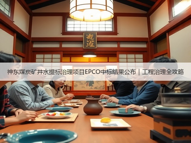 神东煤炭矿井水提标治理项目EPCO中标结果公布｜工程治理全攻略(图1)