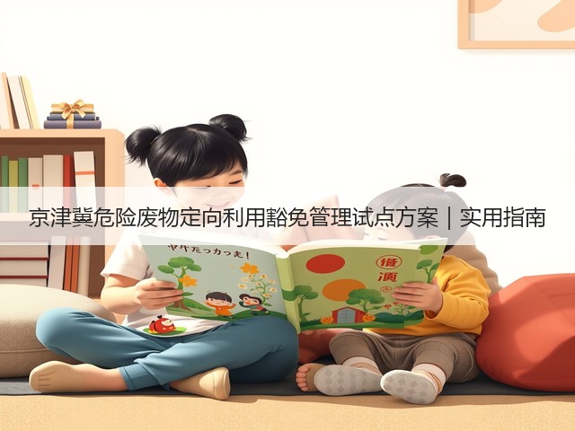 京津冀危险废物定向利用豁免管理试点方案｜实用指南(图1)