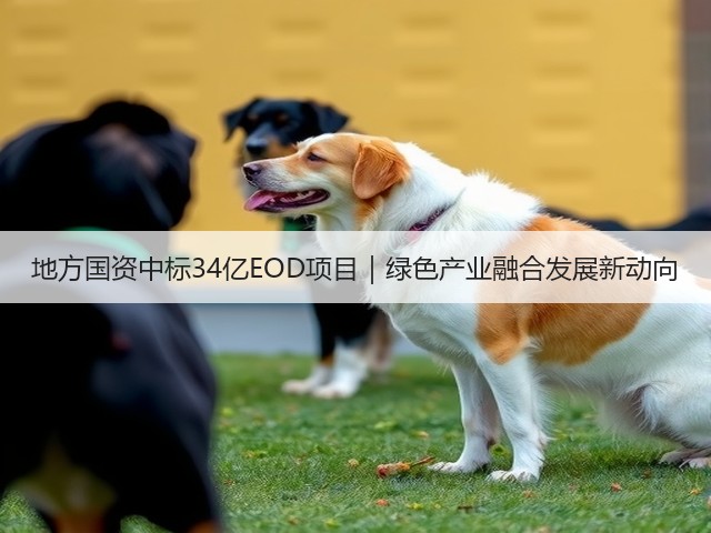地方国资中标34亿EOD项目｜绿色产业融合发展新动向(图1)