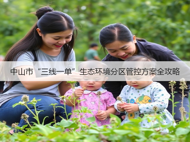 中山市“三线一单”生态环境分区管控方案全攻略(图1)