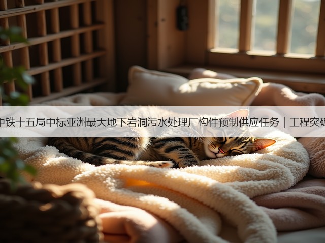 中铁十五局中标亚洲最大地下岩洞污水处理厂构件预制供应任务｜工程突破(图1)