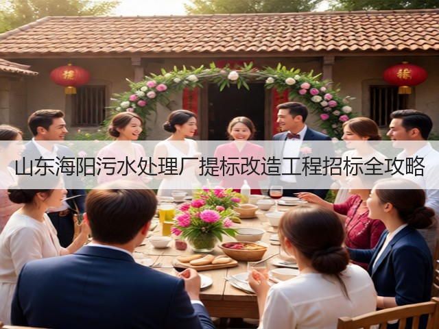山东海阳污水处理厂提标改造工程招标全攻略(图3)