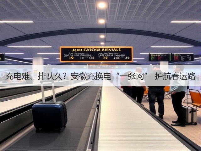 充电难、排队久？安徽充换电“一张网” 护航春运路(图1)