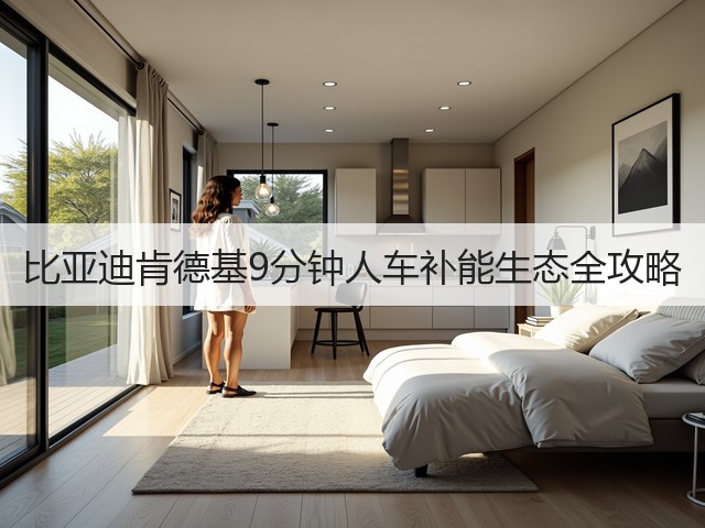 比亚迪肯德基9分钟人车补能生态全攻略(图3) 比亚迪肯德基9分钟人车补能生态全攻略(图3)