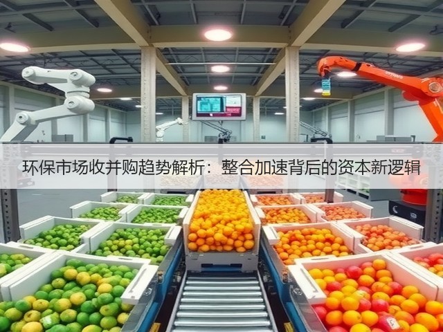 环保市场收并购趋势解析：整合加速背后的资本新逻辑(图1)