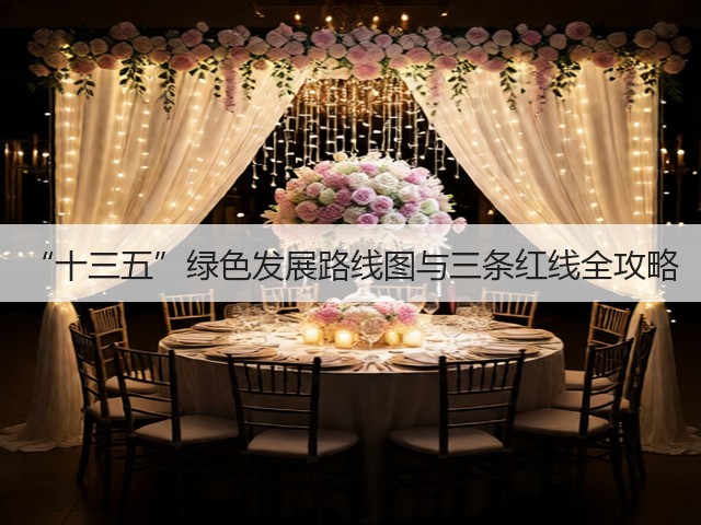 “十三五”绿色发展路线图与三条红线全攻略(图3)