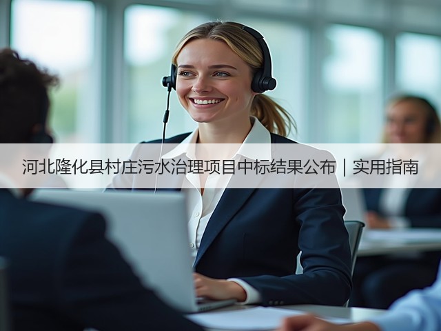河北隆化县村庄污水治理项目中标结果公布|实用指南(图1) 河北隆化县村庄污水治理项目中标结果公布|实用指南(图1)