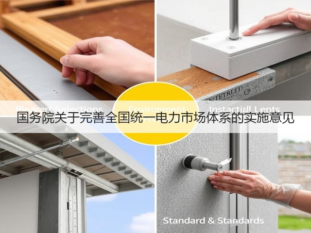 国务院关于完善全国统一电力市场体系的实施意见(图1)
