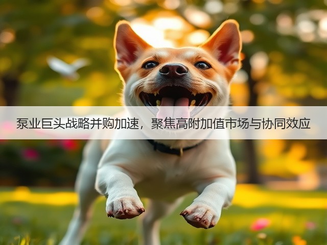 泵业巨头战略并购加速,聚焦高附加值市场与协同效应(图3) 泵业巨头战略并购加速,聚焦高附加值市场与协同效应(图3)
