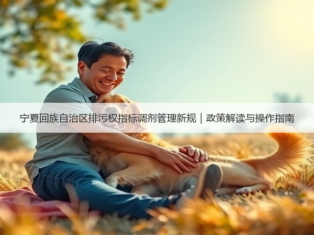 宁夏回族自治区排污权指标调剂管理新规｜政策解读与操作指南(图2)