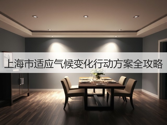 上海市适应气候变化行动方案全攻略(图3)
