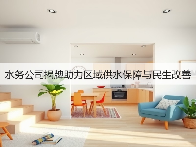 水务公司揭牌助力区域供水保障与民生改善