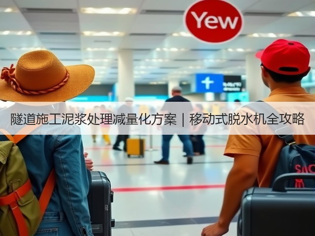 隧道施工泥浆处理减量化方案｜移动式脱水机全攻略(图1)