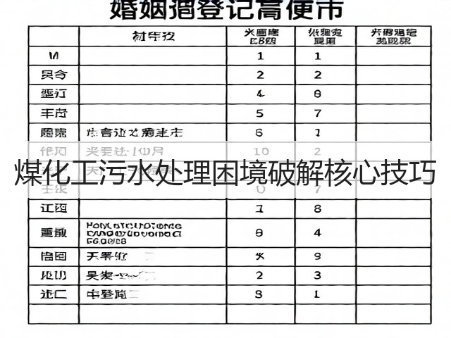 煤化工污水处理困境破解核心技巧(图3)