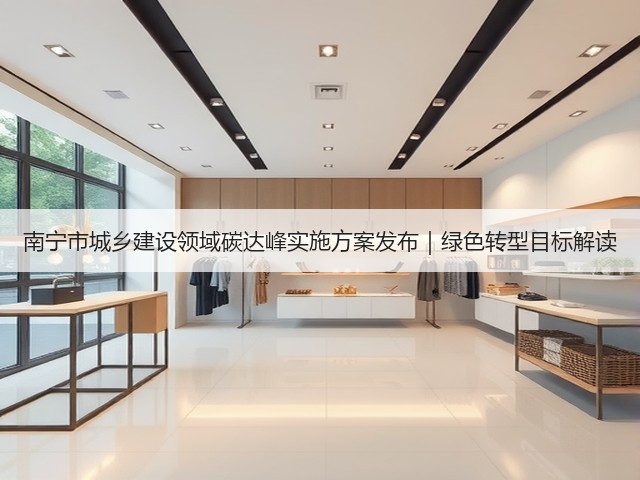 南宁市城乡建设领域碳达峰实施方案发布｜绿色转型目标解读(图3)