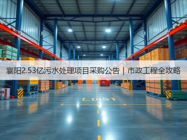 襄阳2.53亿污水处理项目采购公告｜市政工程全攻略(图3)