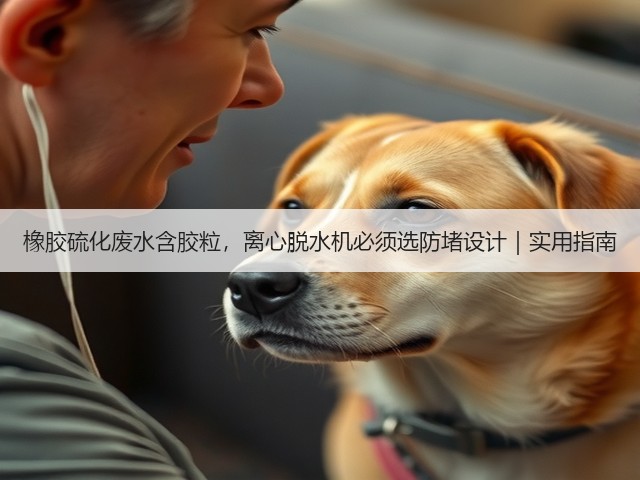 橡胶硫化废水含胶粒，离心脱水机必须选防堵设计｜实用指南(图3)