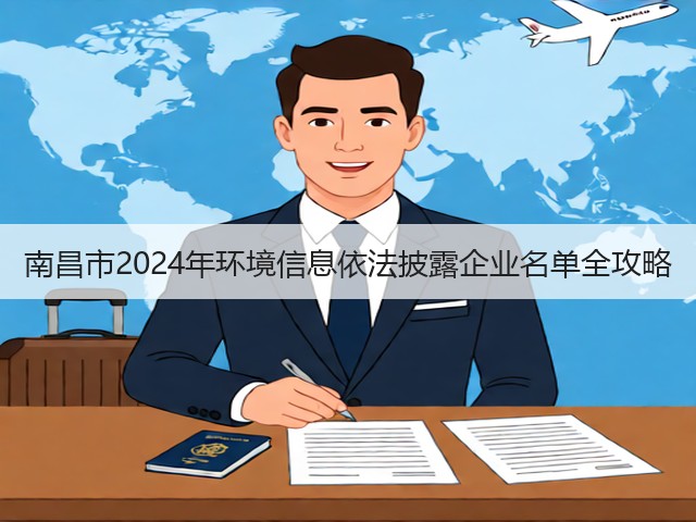 南昌市2024年环境信息依法披露企业名单全攻略(图1)