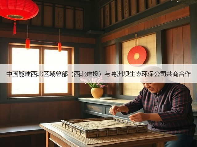 中国能建西北区域总部（西北建投）与葛洲坝生态环保公司共商合作(图3)