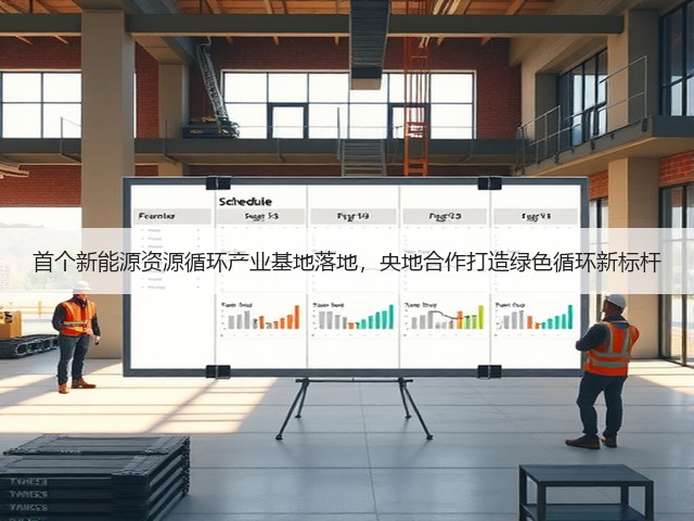 首个新能源资源循环产业基地落地，央地合作打造绿色循环新标杆(图2)