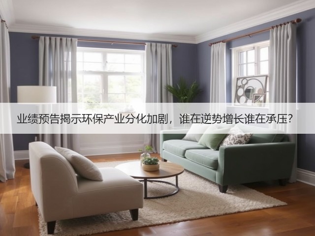业绩预告揭示环保产业分化加剧,谁在逆势增长谁在承压?(图2) 业绩预告揭示环保产业分化加剧,谁在逆势增长谁在承压?(图2)