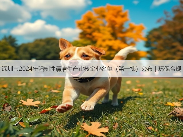 深圳市2024年强制性清洁生产审核企业名单（第一批）公布｜环保合规(图1)