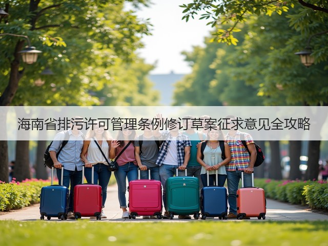 海南省排污许可管理条例修订草案征求意见全攻略(图3)