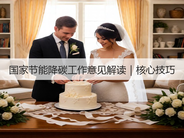 国家节能降碳工作意见解读｜核心技巧(图1)