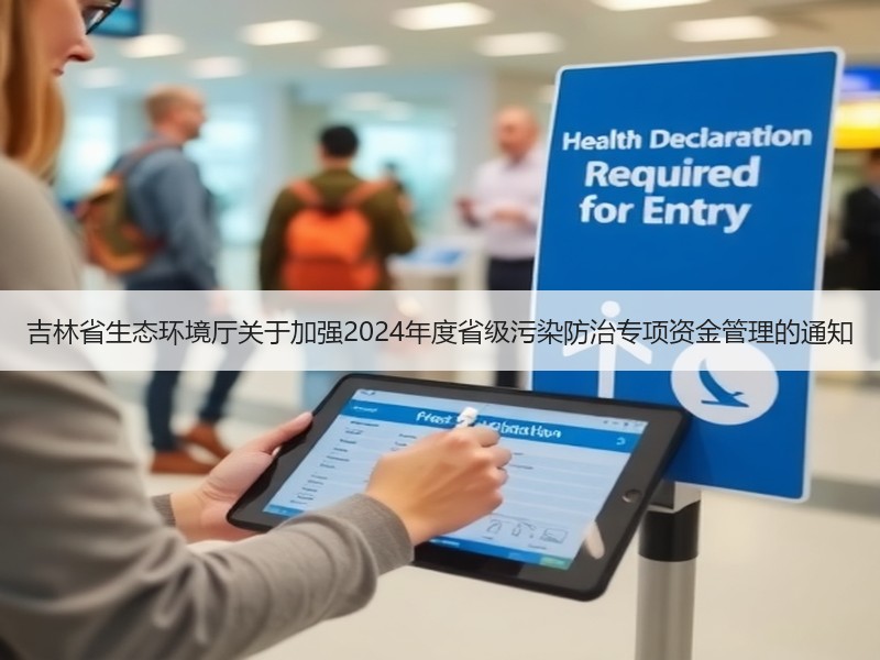 吉林省生态环境厅关于加强2024年度省级污染防治专项资金管理的通知