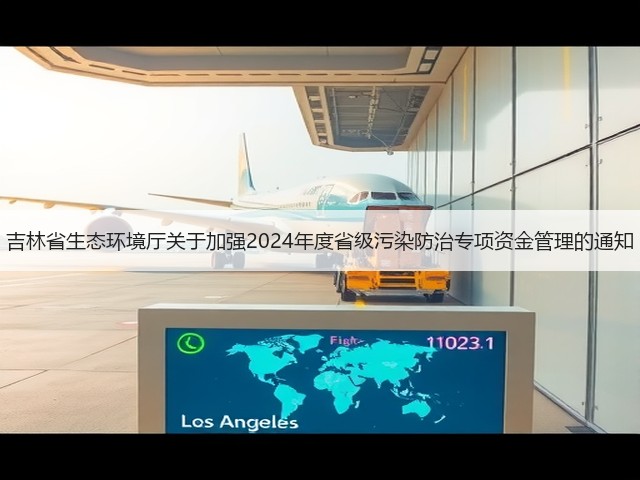 吉林省生态环境厅关于加强2024年度省级污染防治专项资金管理的通知(图2)
