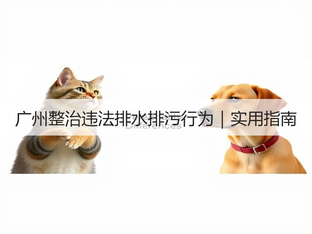广州整治违法排水排污行为|实用指南(图1) 广州整治违法排水排污行为|实用指南(图1)
