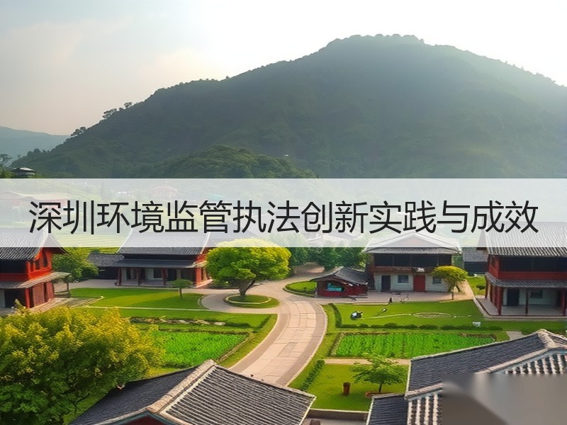 深圳环境监管执法创新实践与成效