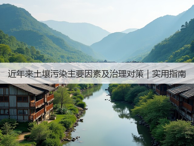 近年来土壤污染主要因素及治理对策｜实用指南(图1)