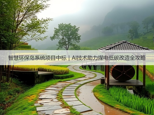 智慧环保岛系统项目中标｜AI技术助力煤电低碳改造全攻略(图1)