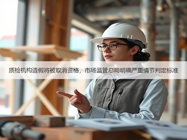 质检机构造假将被取消资格,市场监管总局明确严重情节判定标准(图3) 质检机构造假将被取消资格,市场监管总局明确严重情节判定标准(图3)