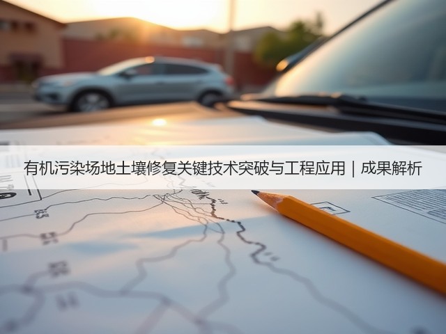 有机污染场地土壤修复关键技术突破与工程应用｜成果解析(图1)