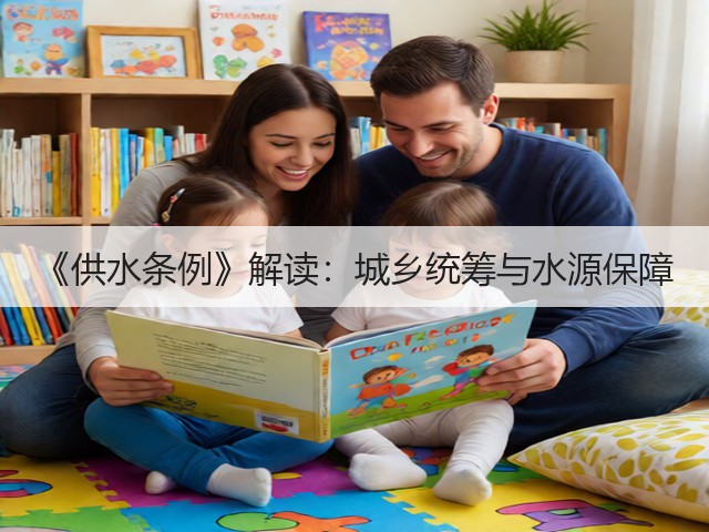 《供水条例》解读:城乡统筹与水源保障(图3) 《供水条例》解读:城乡统筹与水源保障(图3)