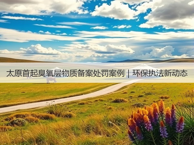 太原首起臭氧层物质备案处罚案例｜环保执法新动态(图1)