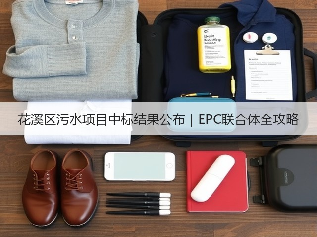 花溪区污水项目中标结果公布｜EPC联合体全攻略(图1)
