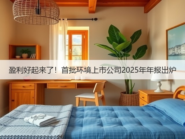 盈利好起来了！首批环境上市公司2025年年报出炉(图1)