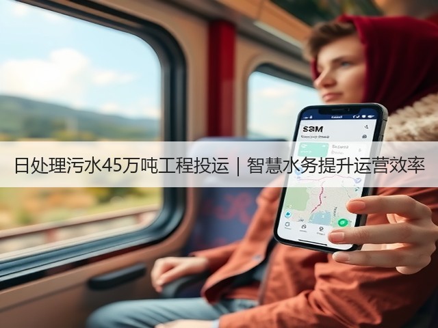 日处理污水45万吨工程投运｜智慧水务提升运营效率(图1)