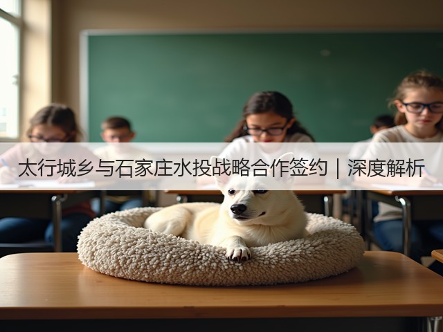 太行城乡与石家庄水投战略合作签约｜深度解析(图1)