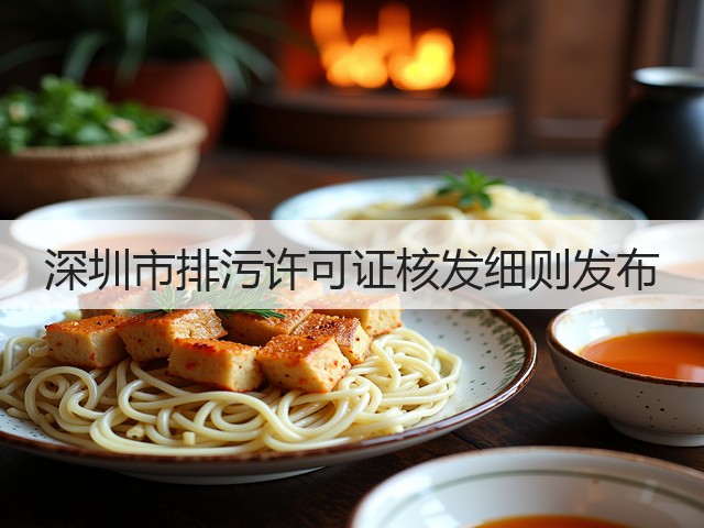 深圳市排污许可证核发细则发布(图3)