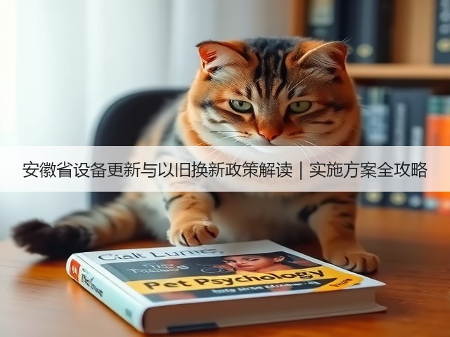 安徽省设备更新与以旧换新政策解读｜实施方案全攻略(图1)