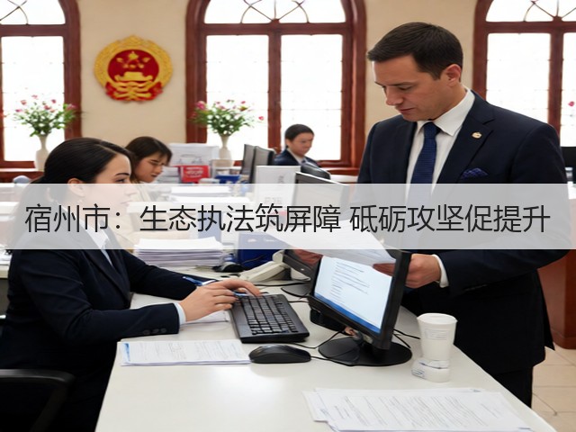 宿州市：生态执法筑屏障 砥砺攻坚促提升(图1)