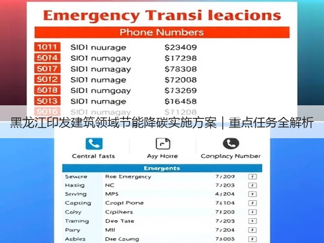 黑龙江印发建筑领域节能降碳实施方案｜重点任务全解析(图1)